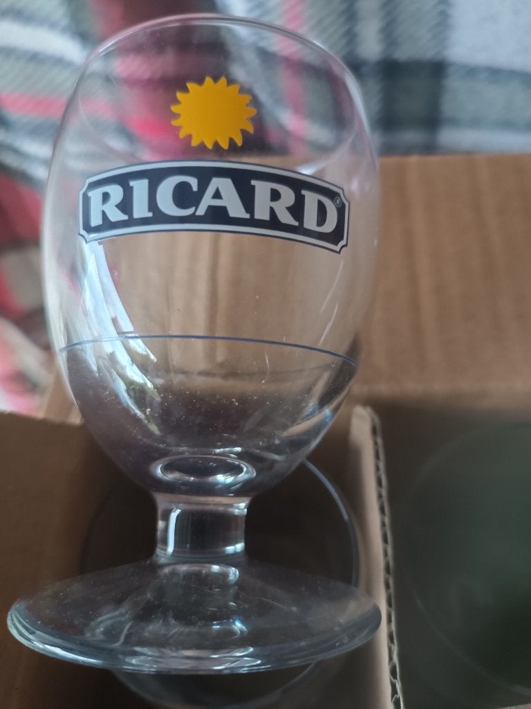A vendre 6 verres ricard, Collections, Enlèvement, Utilisé, Autres types