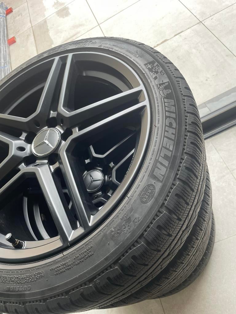 Jantes 19 pouces 5x112 avec pneus Michelin/jantes Mercedes, Enlèvement, Comme neuf