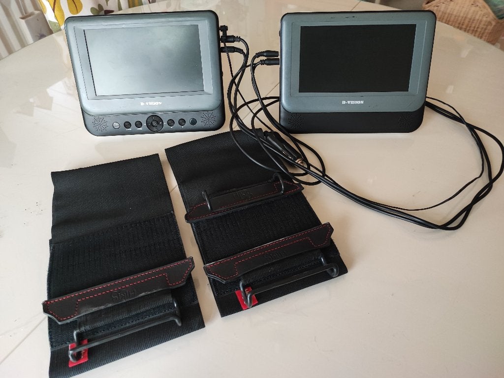 dvd-schermpjes voor in de wagen 7", Ophalen of Verzenden, Gebruikt