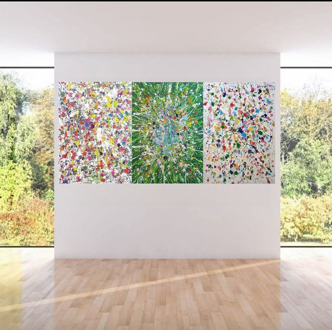 Fleurir ensemble, Antiquités & Art, Art | Peinture | Abstraite, Enlèvement