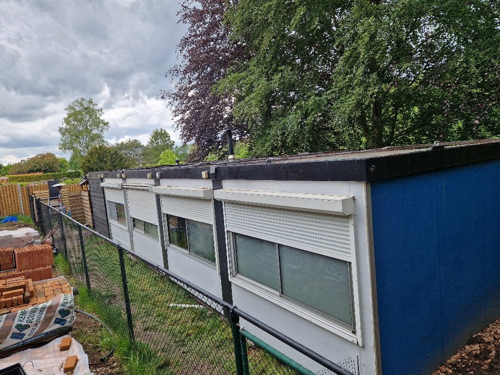Modulaire woonunit / wooncontainer 85m² + 18m², Enlèvement