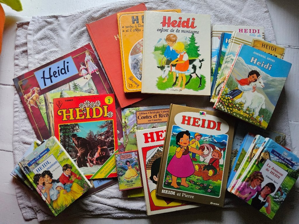 HEIDI livres pour tous âges à la pièce ou en lot, Boeken, Sprookjes en Fabels, Ophalen of Verzenden, Gelezen