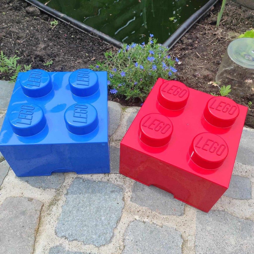 2 x duplo opbergdozen, Kinderen en Baby's, Speelgoed | Duplo en Lego, Ophalen of Verzenden, Zo goed als nieuw, Overige typen, Duplo