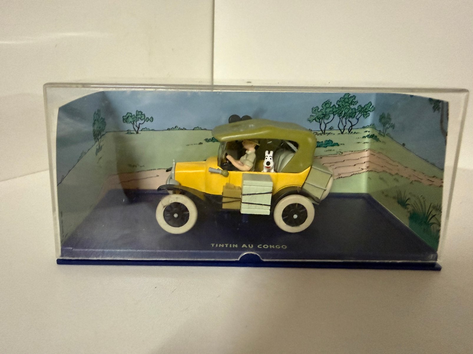 Kuifje – Ford  T - Tintin au Congo –Atlas/Moulinsart 1:43, Ophalen of Verzenden, Kuifje, Zo goed als nieuw
