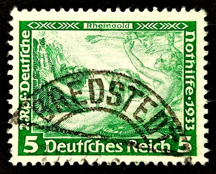 Deutsches Reich: WAGNER "Rheingold" 1933, Postzegels en Munten, Postzegels | Europa | Duitsland, Ophalen of Verzenden, Overige periodes