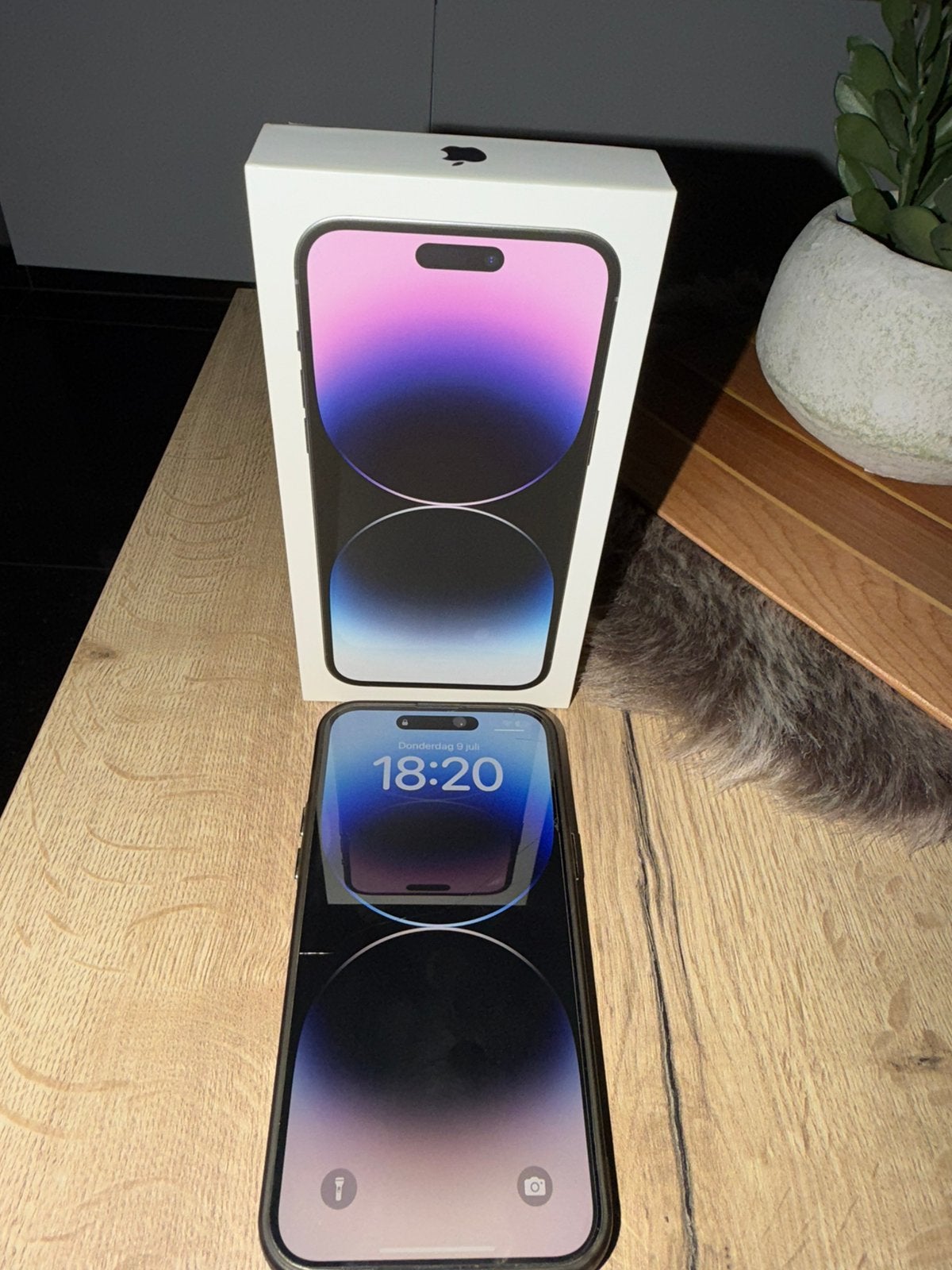 iPhone 14 Pro Max Deep Purple 128 GB, Télécoms, Téléphonie mobile | Apple iPhone, 128 GB, Utilisé, Sans simlock, Violet