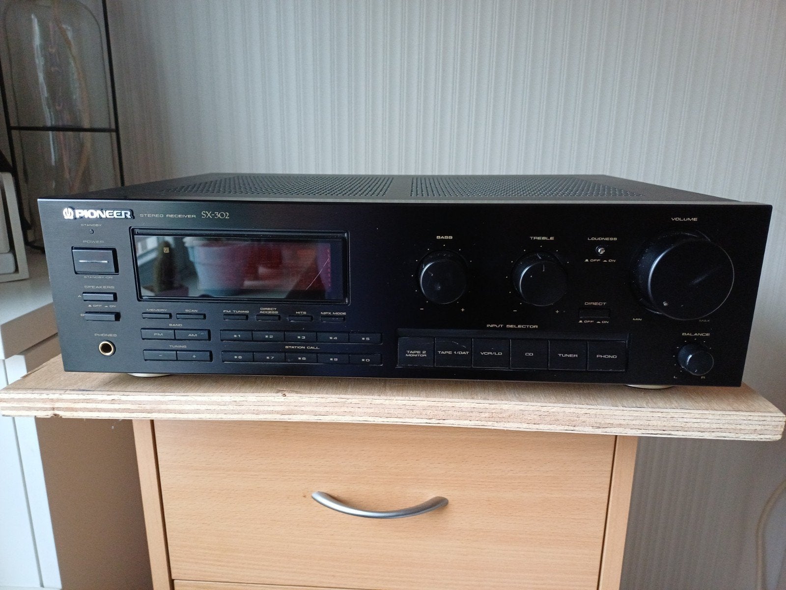 Pioneer SX-302 Stereo Receiver / Versterker met Phono ingang, Ophalen, Stereo, Pioneer