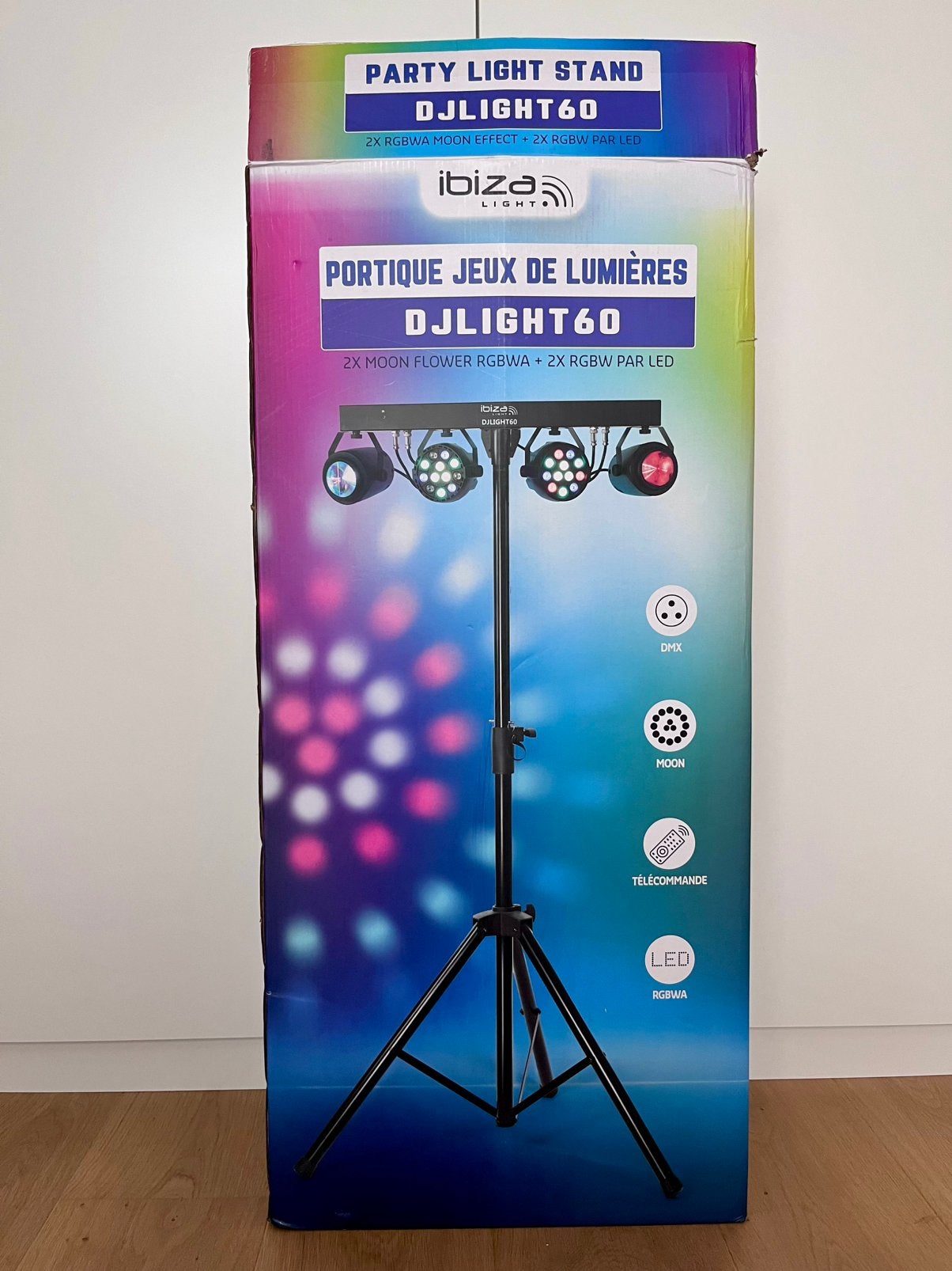 Ibiza lights portique jeux de lumières DJLIGHT60, Musique & Instruments, Enlèvement ou Envoi, Neuf, Lumières, Couleur