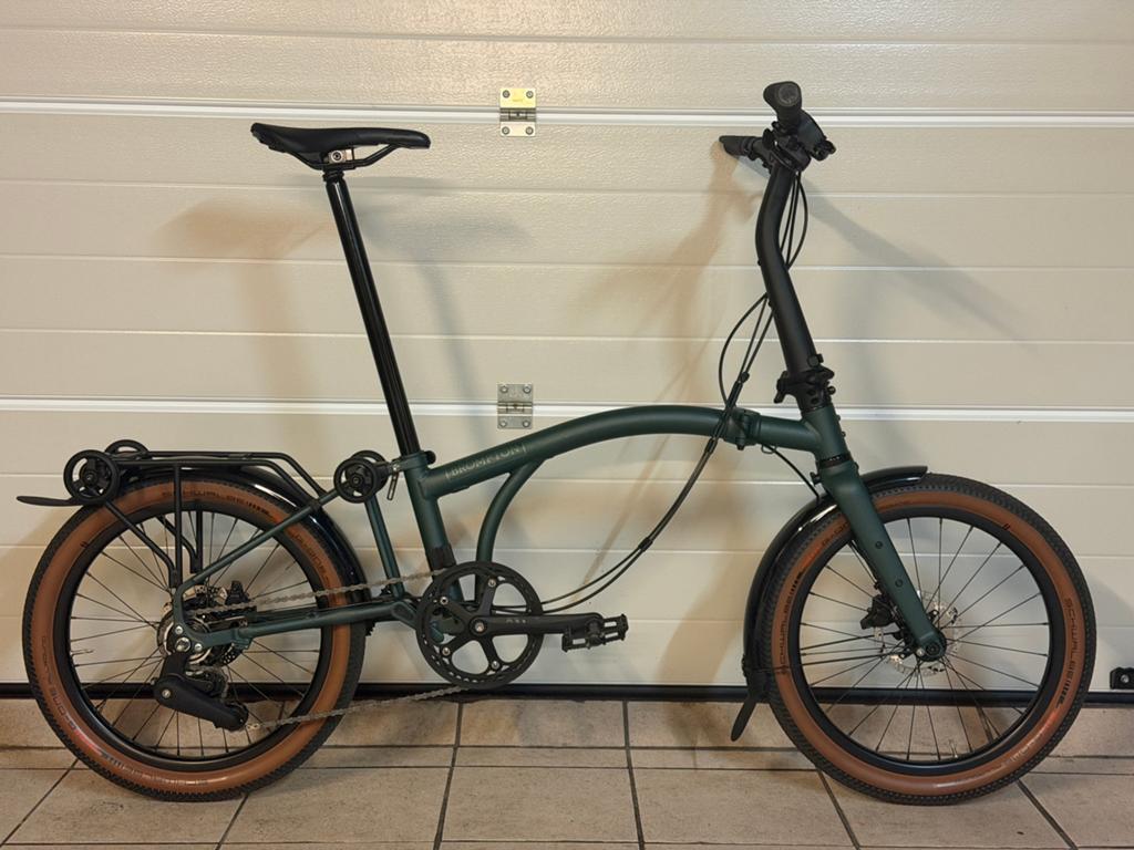 Brompton G Line met rolframe - 8 versnellingen, Fietsen en Brommers, Fietsen | Vouwfietsen, Ophalen, Zo goed als nieuw, Brompton