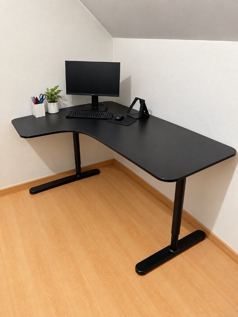 Bureau, Maison & Meubles, Comme neuf, IKEA, Réglable en hauteur, Bois
