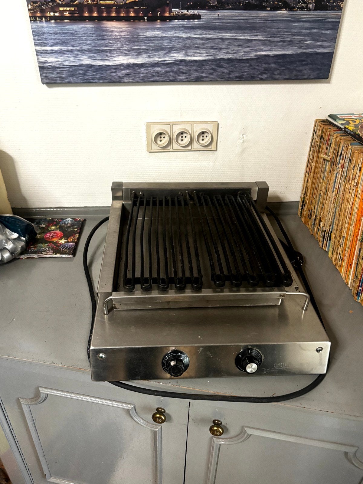 restaurantgrill, Ophalen, Vaatmachinebestendige platen, Gebruikt
