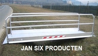 voetgangersbrug alu. 3.26m opvouwbare en verwijderbare zijk, Divers, Chaises roulantes, Neuf, Enlèvement