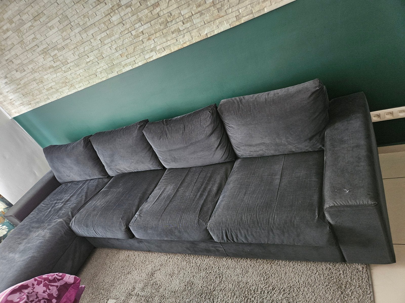 Divan en L 4 places ikea, Maison & Meubles, Enlèvement ou Envoi