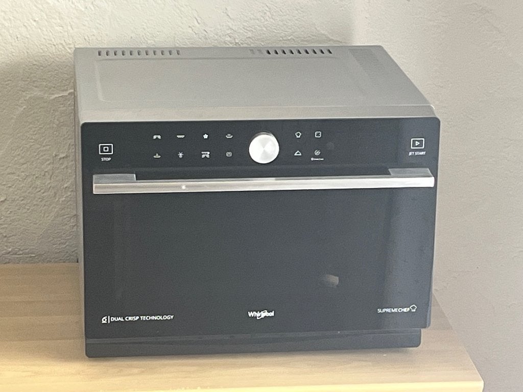 Micro-ondes COMBI Whirlpool MWP 3391 SB 33l, Electroménager, Micro-ondes, Comme neuf, À Poser, 45 à 60 cm, Croustillant, Gril