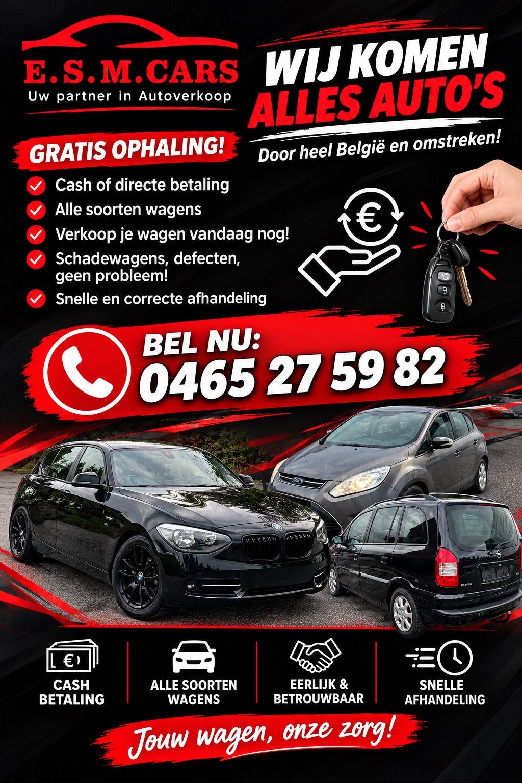 Aankoop alle autos, Tickets en Kaartjes