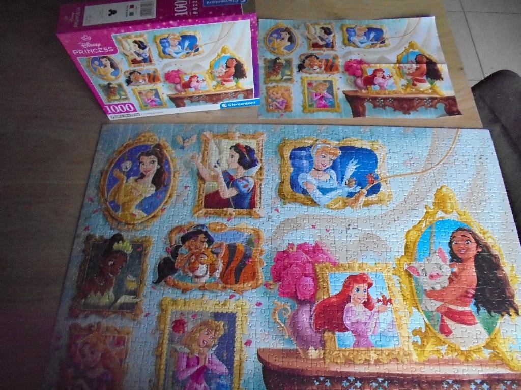 complete Disney princessen puzzel, Ophalen of Verzenden, 500 t/m 1500 stukjes, Nieuw, Legpuzzel