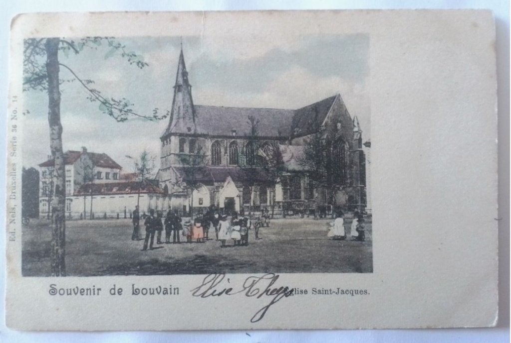 Louvain 1901 Louvain Eglise Saint-Jacques Nels 36/14, Collections, Envoi, Avant 1920, Affranchie, Brabant Flamand