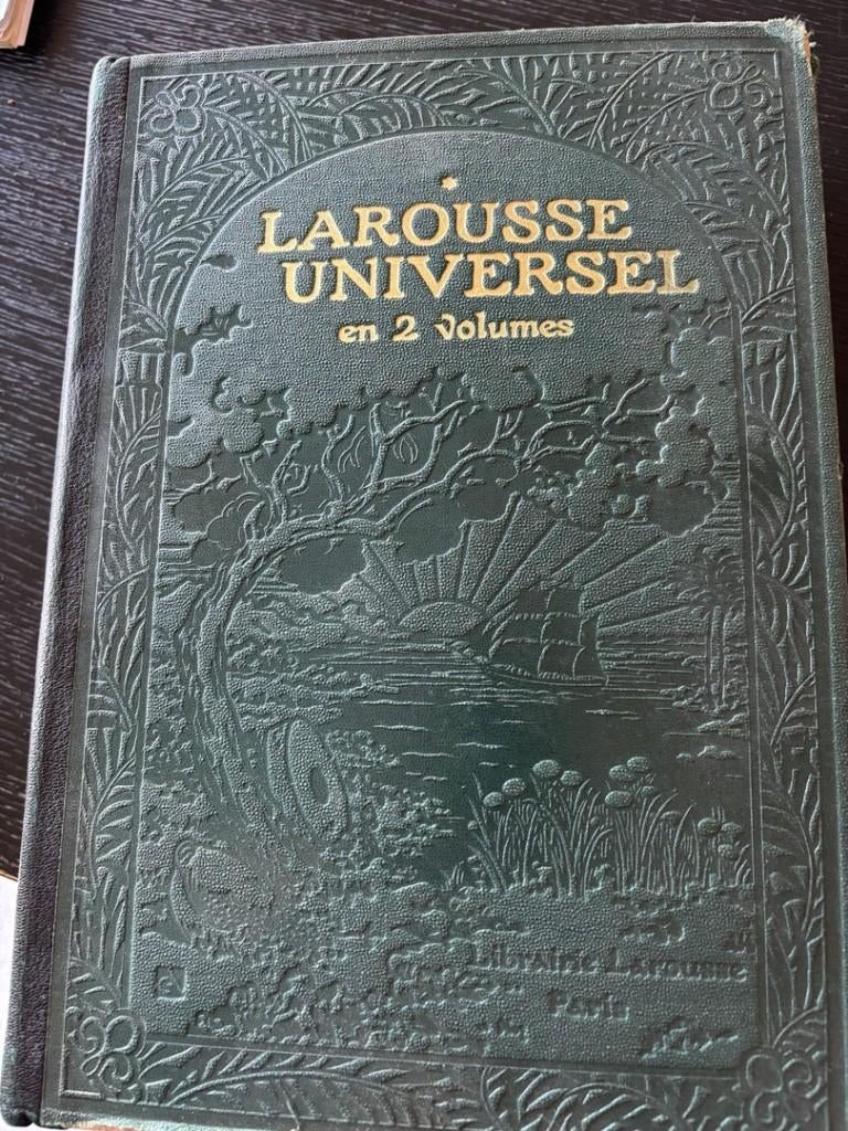 Larousse Universel éd. 2 tomes. Claude Augé, Livres, Dictionnaires, Diverse auteurs, Enlèvement, Utilisé, Français