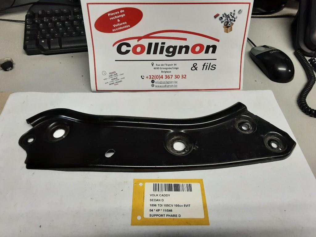 KOPLAMP HOUDER RECHTS Caddy III (2KA,2KH,2CA,2CH), Gebruikt, Volkswagen