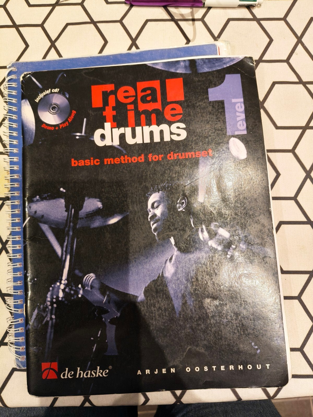 real time drums level 1, Boeken, Ophalen, Gelezen, Instrument, Arjen Oosterhout