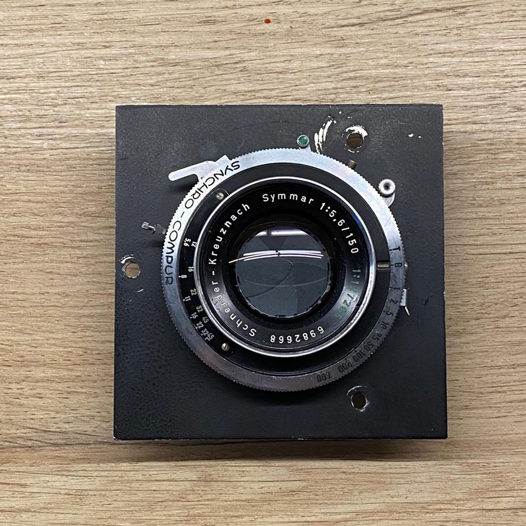 Schneider-Kreuznach Symmar 150mm f5,6, Technica Linhoff etc., Enlèvement ou Envoi, Comme neuf, Reflex miroir, Autres Marques