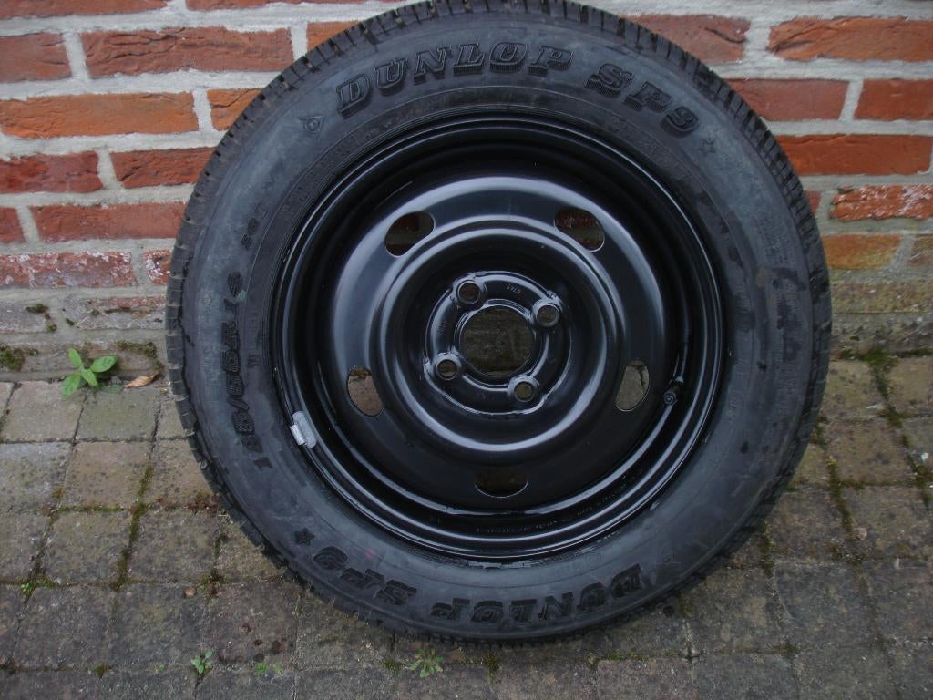 1 stalen velg ( oldtimer ) '95, Auto-onderdelen, Banden en Velgen, Ophalen, 14 inch, Banden en Velgen