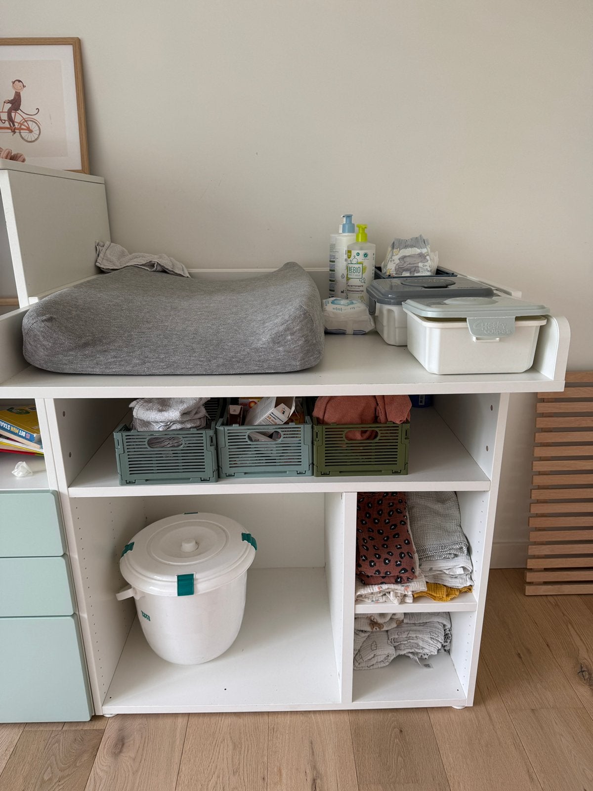 Verzorgtafel Smastad/platsa, Enfants & Bébés, Chambre d'enfant | Lits superposés & Lits mezzanines, Enlèvement, Comme neuf