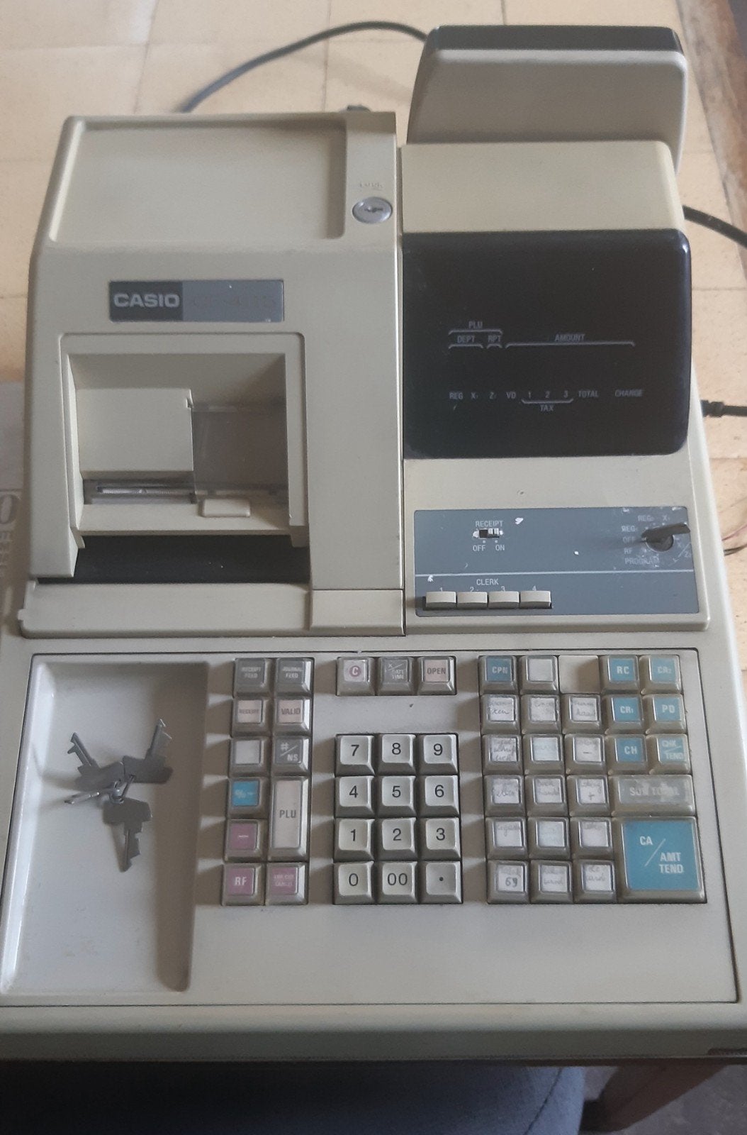 Elektronische registreerkassa CASIO, Zakelijke goederen, Kantoor en Winkelinrichting | Kassa's en Betaalsystemen, Ophalen of Verzenden