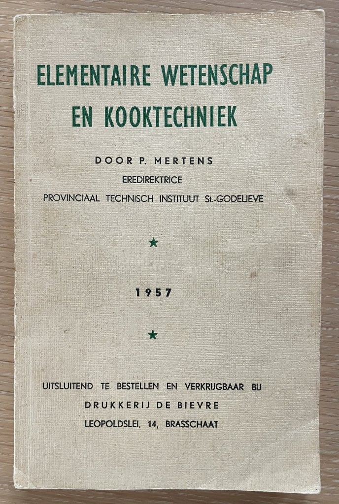 Elementaire wetenschap en kooktechniek, Ophalen of Verzenden