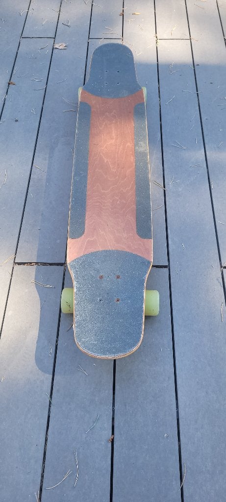 Longboard Oxelo Dance 100 Forest, Sport en Fitness, Skateboarden, Ophalen, Zo goed als nieuw, Skateboard, Longboard