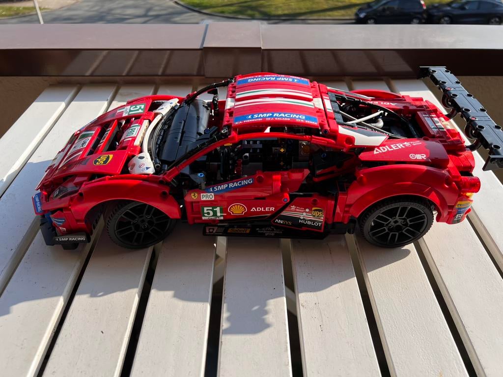 Ferrari 488 GTE “AF Corse #51” (42125), Ophalen, Zo goed als nieuw, Complete set, Lego