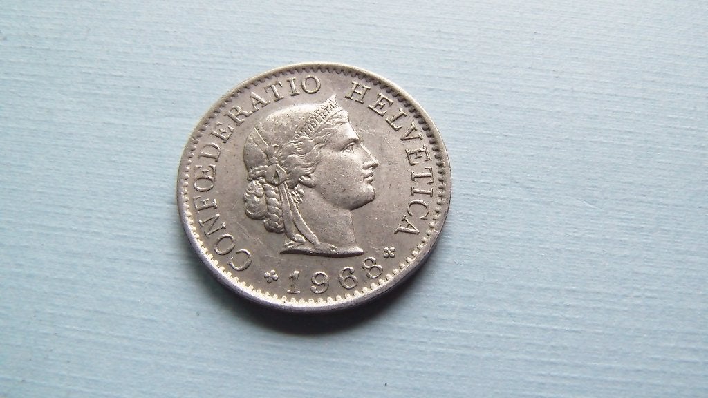 suisse 5 rappen 1968 B, Enlèvement