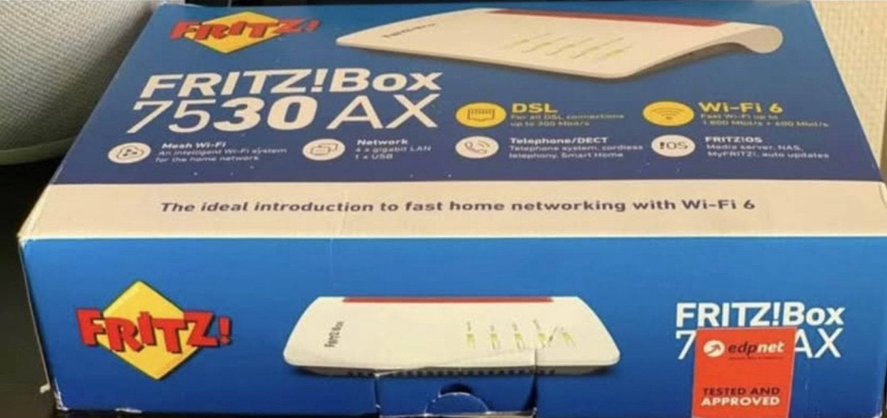 Modem Routeur Fritz!Box 7530 ax, Enlèvement ou Envoi, Comme neuf, Routeur