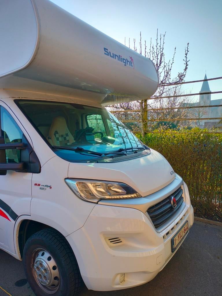 Fiat Capron Sunlight A70, Caravans en Kamperen, Mobilhomes, Particulier, Ophalen