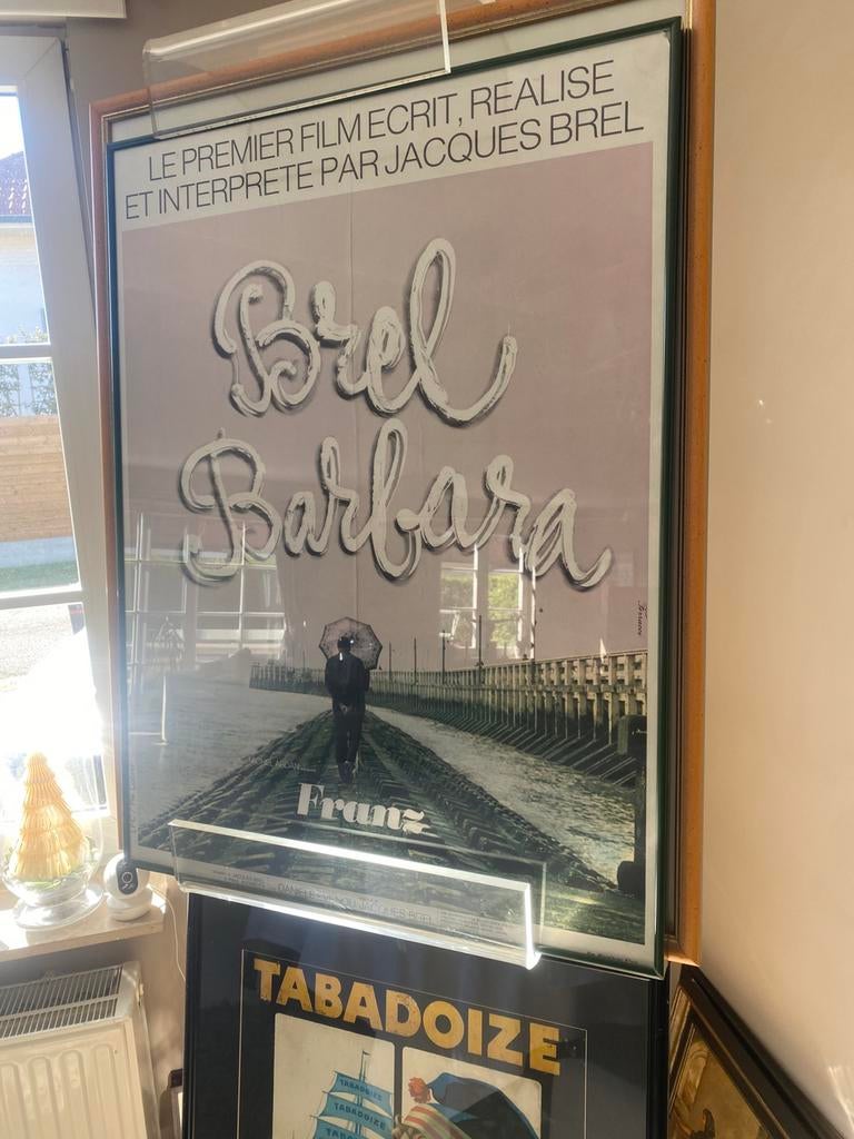 Affiche Jacques Brel, Enlèvement, Comme neuf