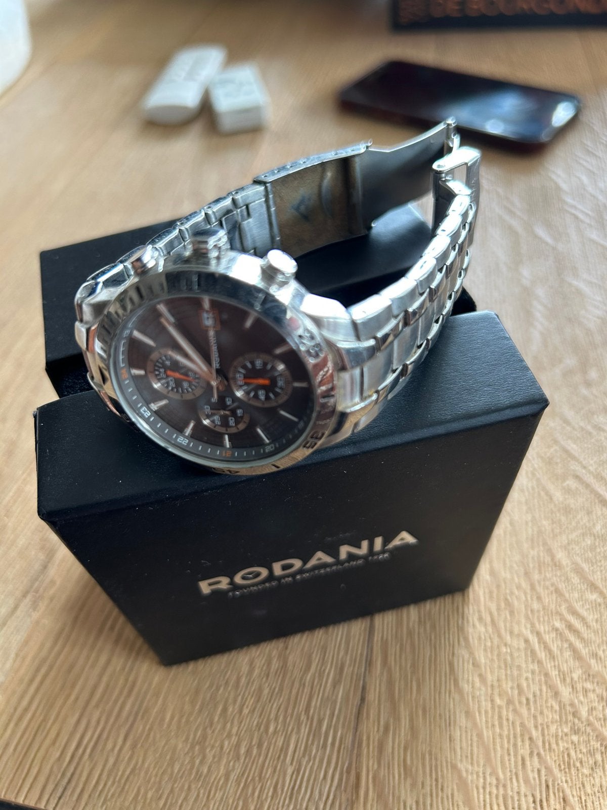 Polshorloge, Handtassen en Accessoires, Horloges | Heren, Staal, Gebruikt, Staal, Polshorloge
