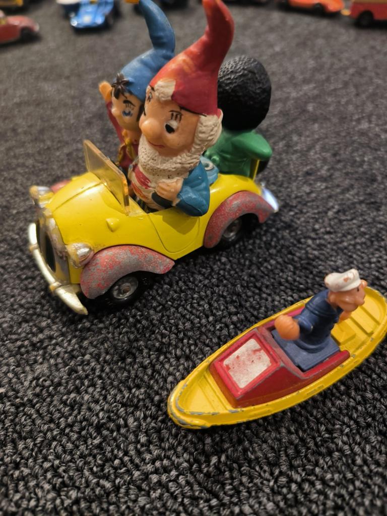 Zeldzaam vintage Noddy speelgoed (Morestone jn '50) - Auto &, Verzamelen, Ophalen of Verzenden