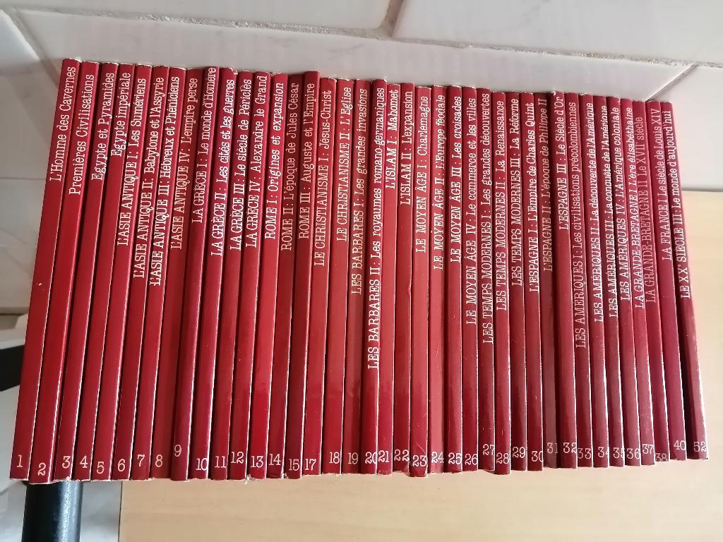 Lot 39 BD poche Histoire de l'humanité E.O.1981, Livres, Enlèvement ou Envoi