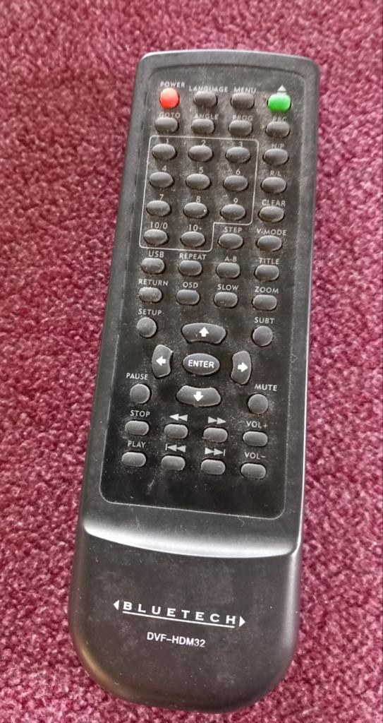 Afstandsbediening dvd-speler -> 3€, Ophalen, Gebruikt, Origineel, Dvd