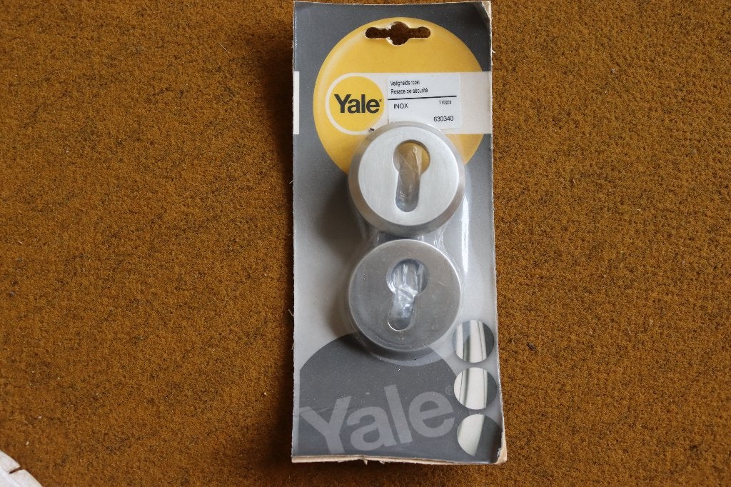 Veiligheidsrozet inox 55mm Yale, Ophalen, Nieuw
