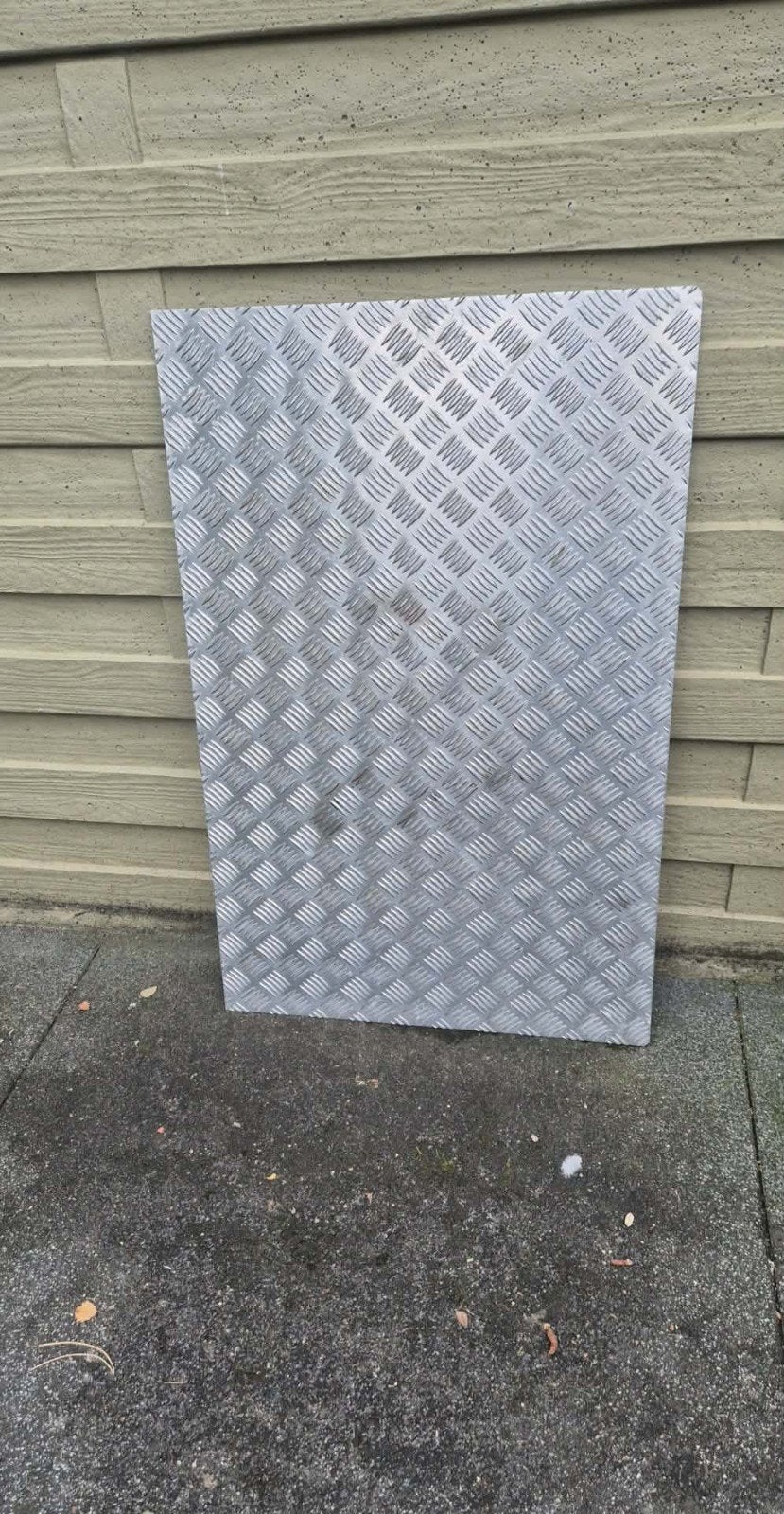 Inox traan plaat, Doe-het-zelf en Bouw, Platen en Panelen, Ophalen