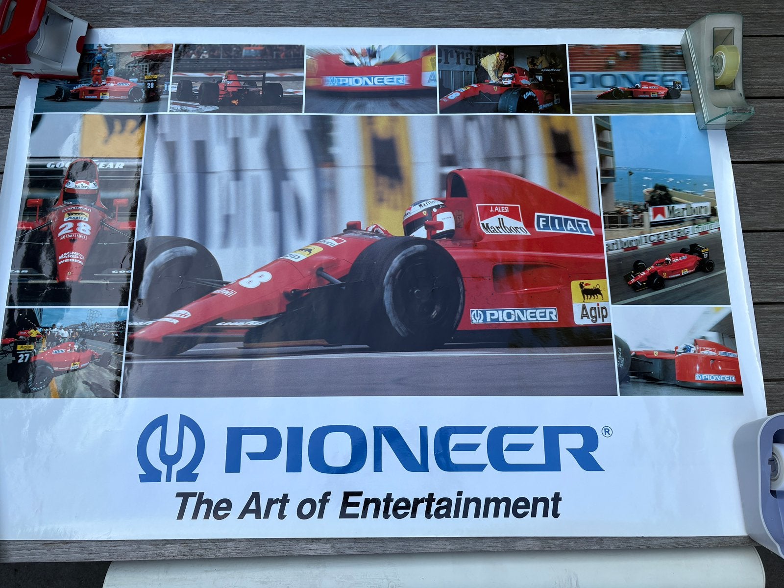 Poster Ferrari Pioneer