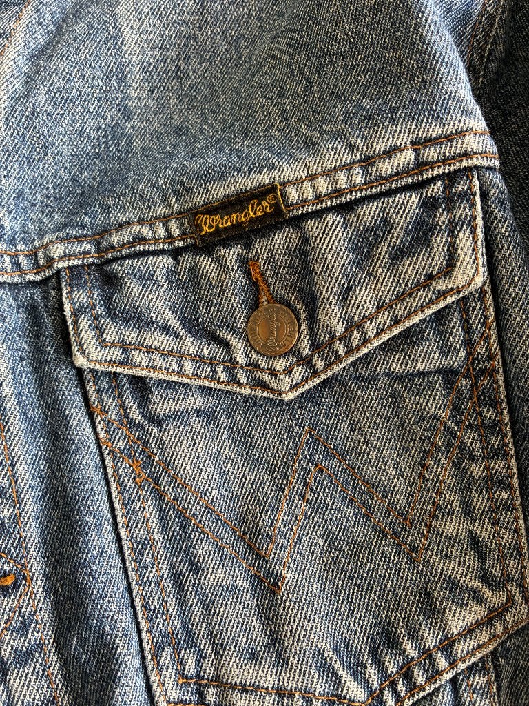 Wrangler Denim Jacket L, Kleding | Heren, Jassen | Zomer, Maat 52/54 (L), Blauw, Wrangler, Ophalen of Verzenden