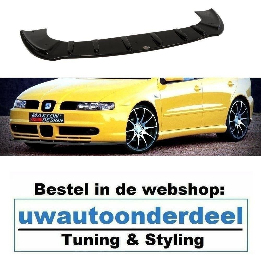 Maxton Spoiler Voorspoiler Lip Splitter Voor Seat Leon Mk1, Envoi