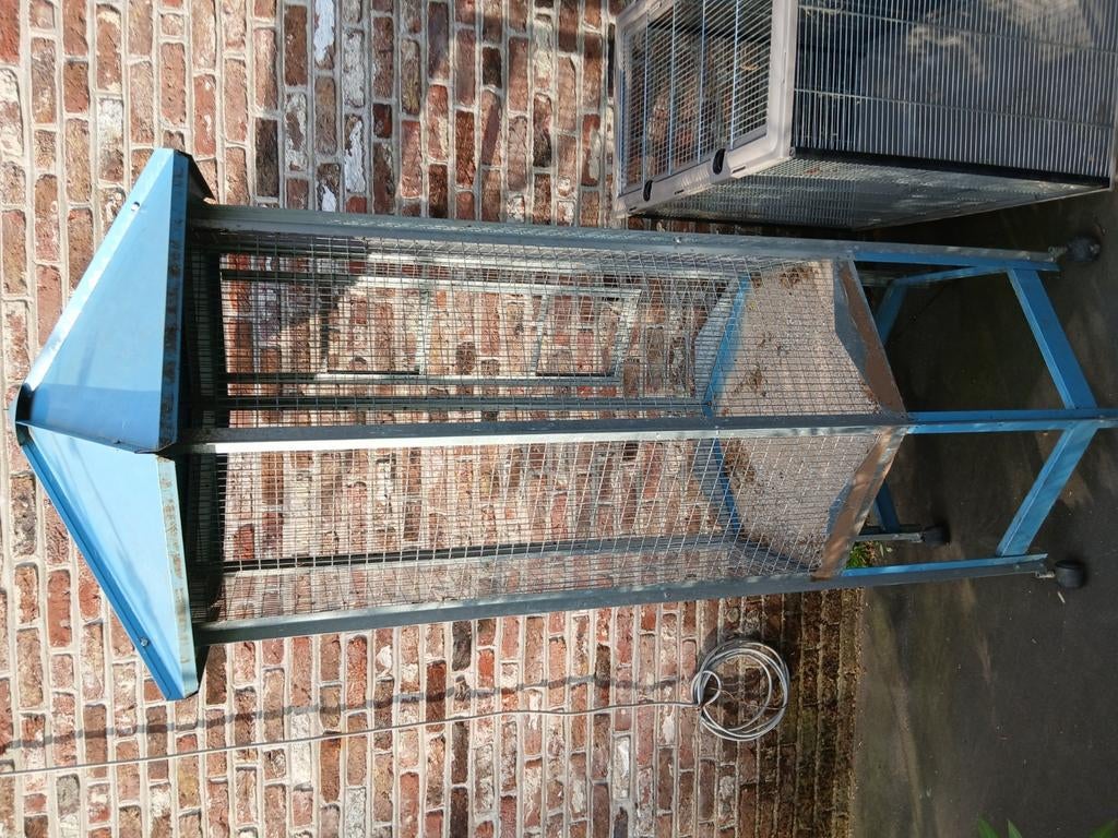 6 hoekige vogelkooi, Dieren en Toebehoren, Ophalen, Gebruikt