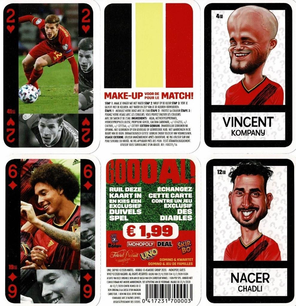 Red Devils Live More | Cartes d'expérience Carrefour, Enlèvement ou Envoi
