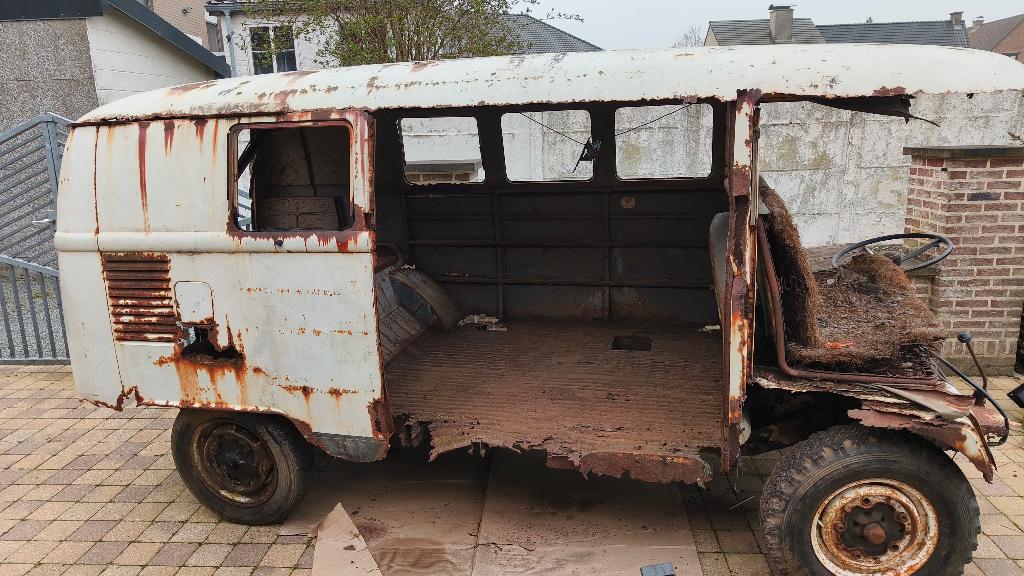 VW T1 1966 in slechte staat, Autos, Achat, Boîte manuelle, Particulier, Transporter