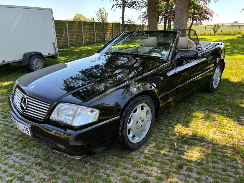 Mercedes SL 300  (Old Timer )  hand geschakeld ! ( uniek ), 4 zetels, Achterwielaandrijving, Beige, Cabriolet