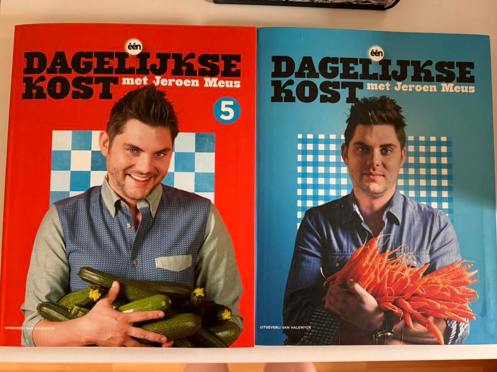 6 Dagelijkse Kost kookboeken Jeroen Meus, Ophalen, Zo goed als nieuw