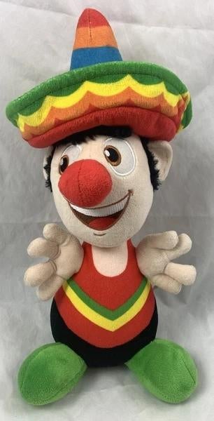 Efteling Jokie Knuffel Tiamo 2018 Mexico 35cm Carnaval, Verzenden, Overige typen, Zo goed als nieuw, Meerkleurig